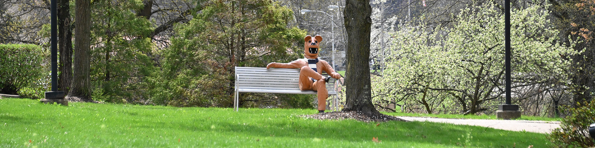 Nittany Lion bench