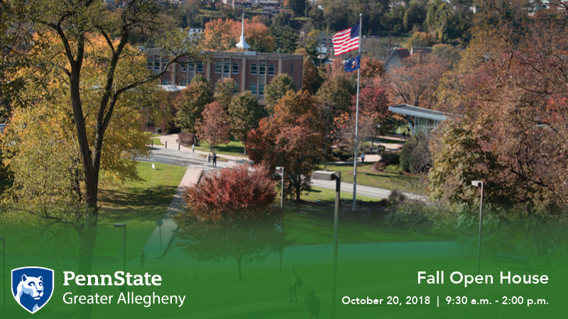 Fall Open House October 20, 2018 9:30 am - 2:00 pm 