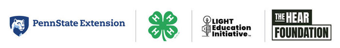 Penn State Extension and 4H and Light and Hearing Foundation Marks