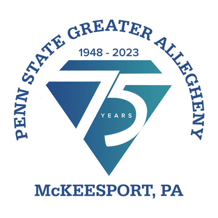 Penn State Greater Allegheny 75th Anniversary Logo