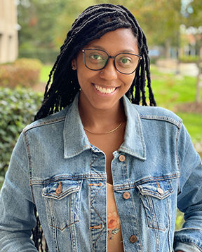 woman smiling