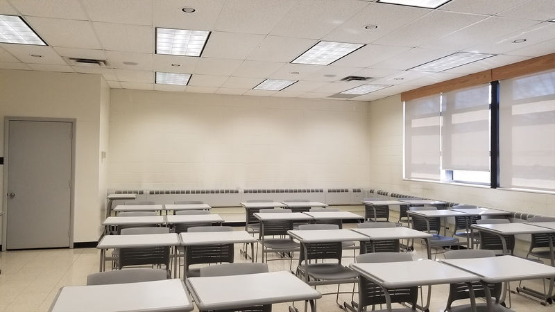 Crawford 104 Classroom Before Renovation