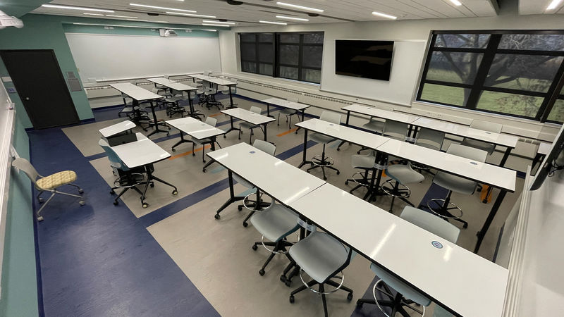 Crawford 104 Classroom After Renovation