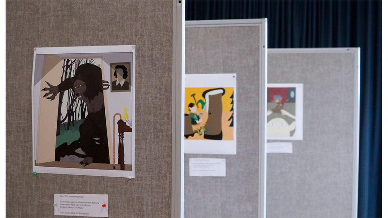 Artwork shown at the Student Research Conference