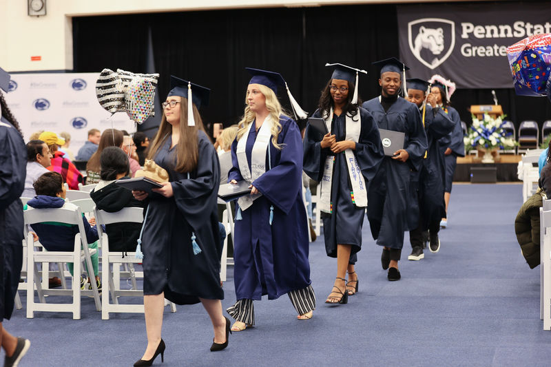 Fall 2022 Graduates concluding the Commencement Ceremony