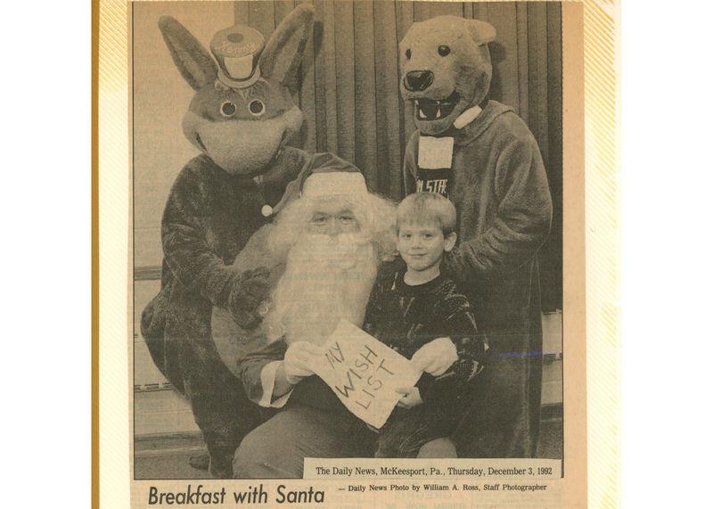 Breakfast With Santa - News Paper Photo