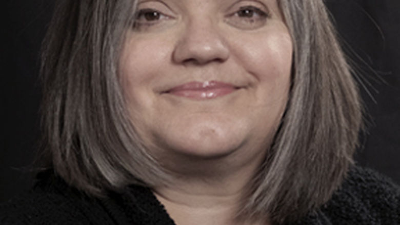woman smiling