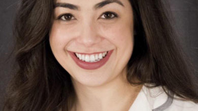 woman smiling