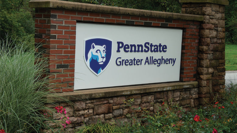 Penn State Greater Allegheny Marquee sign 