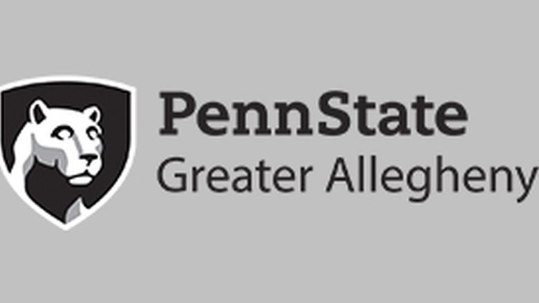 Penn State Greater Allegheny Black Logo​