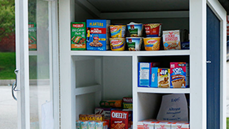 Little Pantry with food 