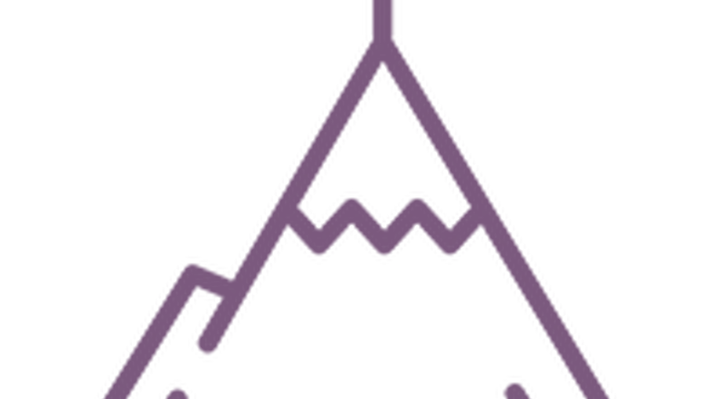 Image of a mountain with a flag on top. (NACE Competency - Leadership)