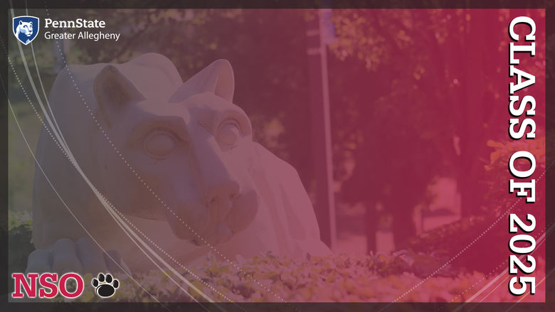 Lion Shrine with text - class of 2025