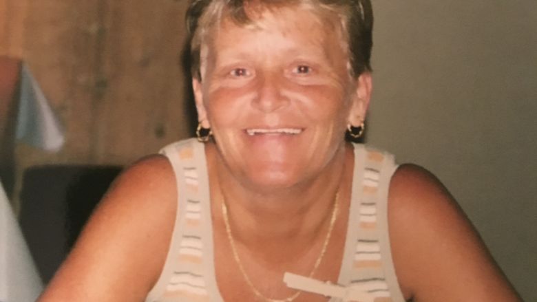 woman smiling