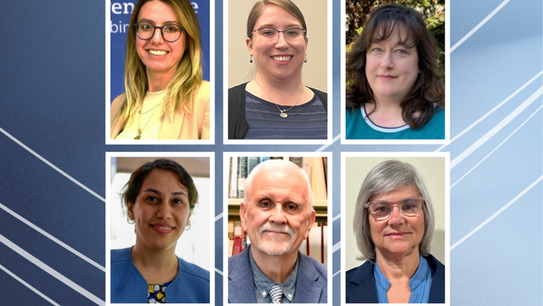 Photos of faculty from six campuses who were named winners of the 2025 Open Champion Award