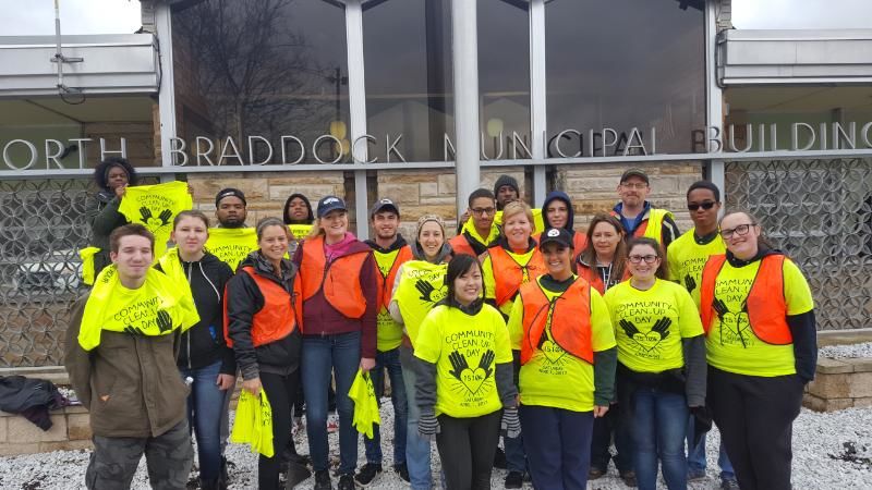 large group of students