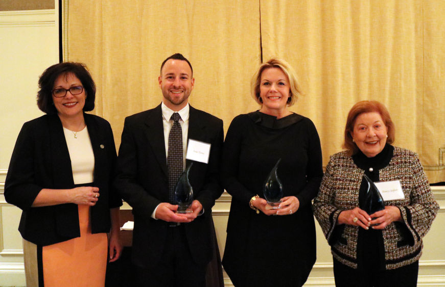 Honorees standing next to Chancellor Jacquline Edmondson