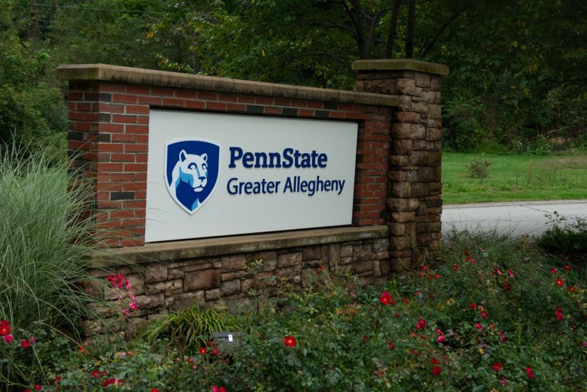 Penn State Greater Allegheny Marquee sign
